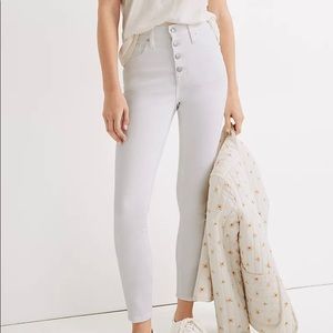 Madewell button front jeans